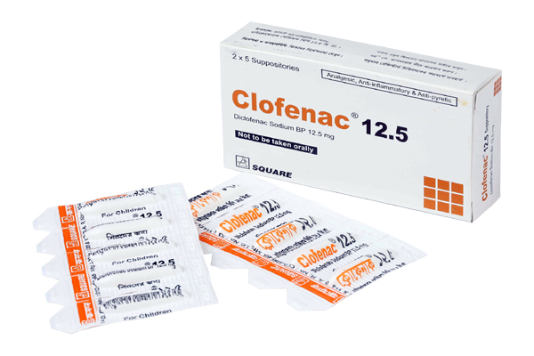 Picture of Clofenac® 12.5 Suppository