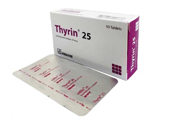 Picture of Tablet Thyrin 25 mcg