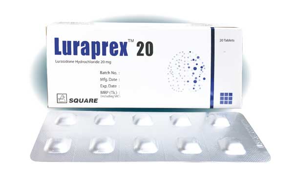 Picture of Tablet Luraprex 20mg