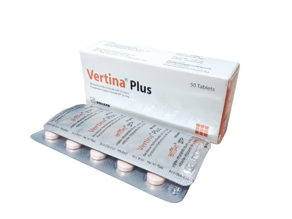 Picture of Tablet Vertina Plus 25 mg+50 mg