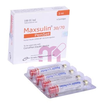 Picture of Maxsulin 30/70 Cartridge
