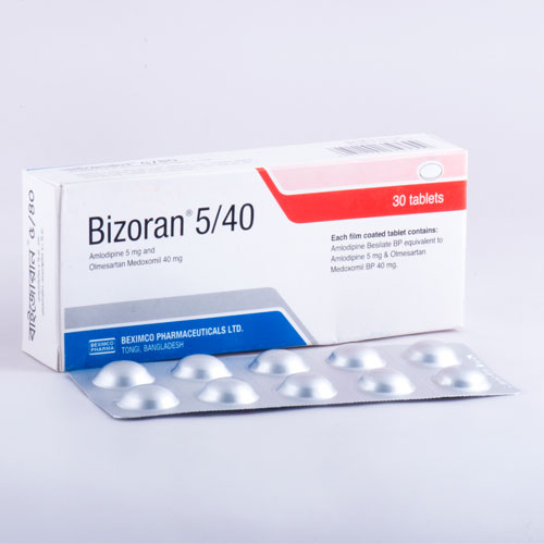 Picture of Tablet Bizoran 5mg/40mg