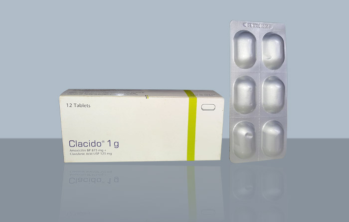 Picture of Tablet Clacido 875mg+125mg