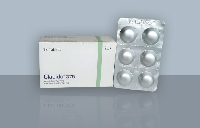 Picture of Tablet Clacido 250mg+125mg