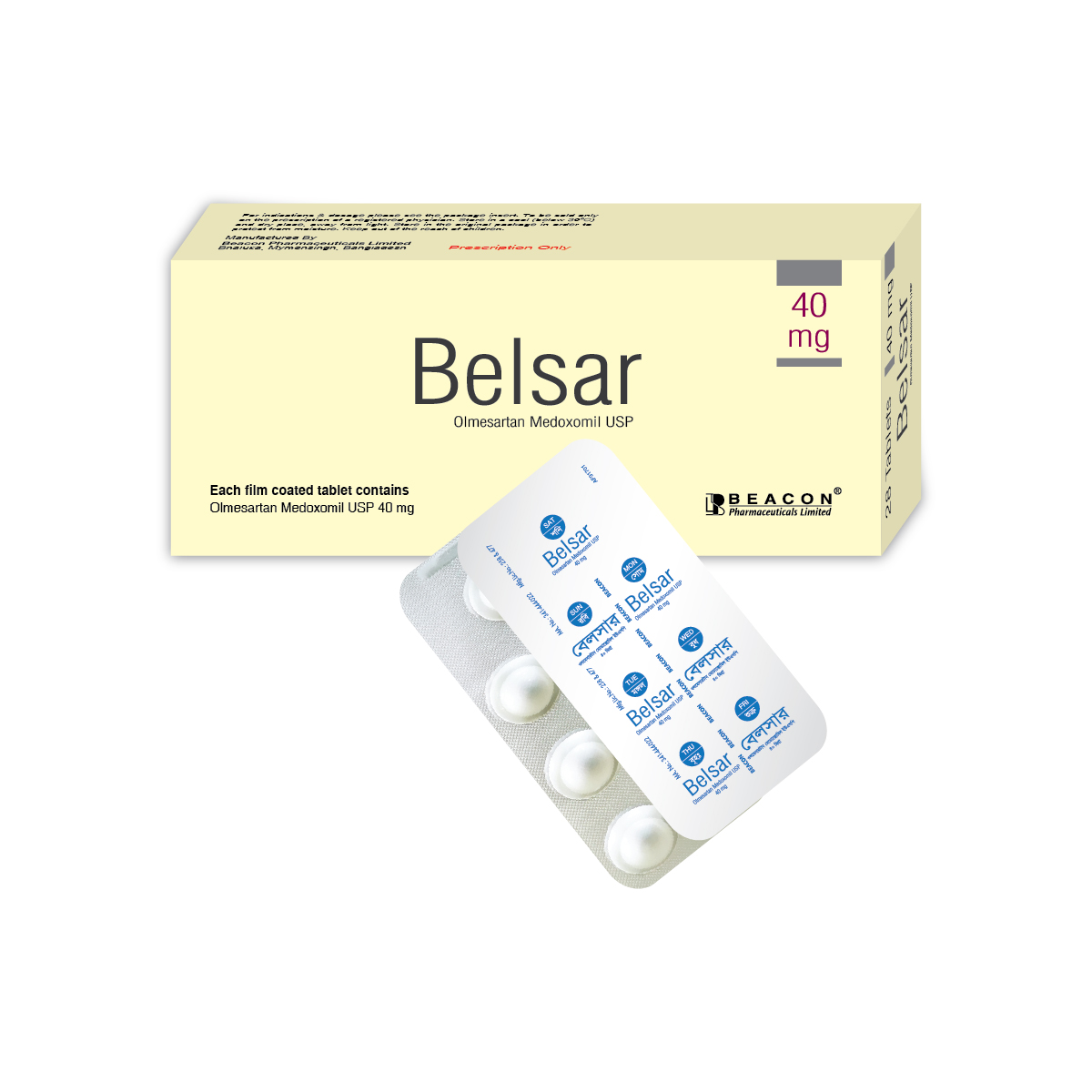 Picture of Belsar 40 Tablet