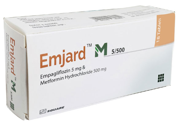 Picture of Tablet Emjard M 5mg+500mg