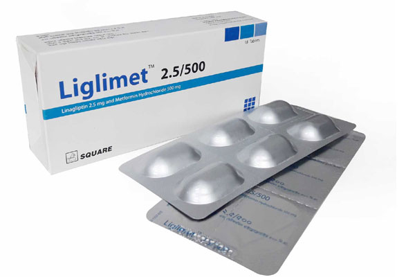 Picture of Tablet Liglimet 2.5mg +500mg