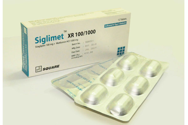 Picture of Siglimet XR 100/1000 Tablet