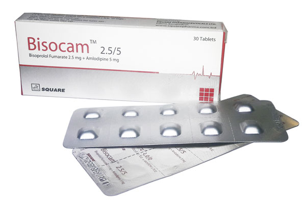 Picture of Tablet Bisocam 2.5mg+5mg