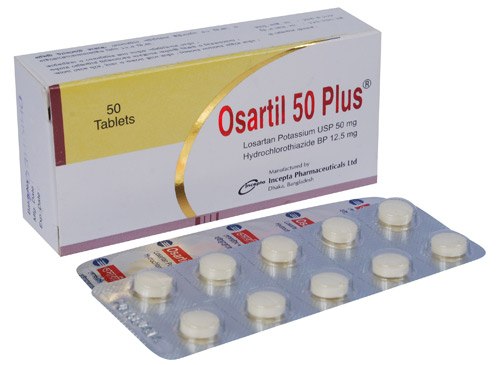 Picture of Osartil Plus 50/12.5 Tablet