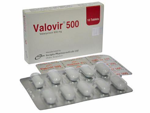 Picture of Valovir  500 Tablet