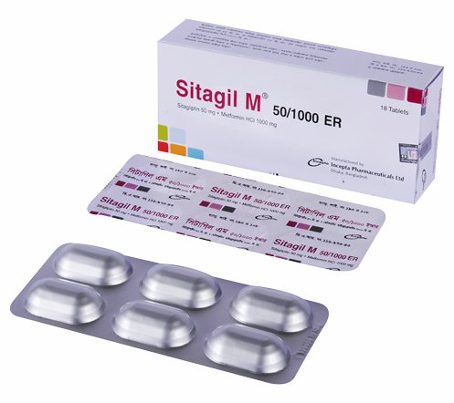 Picture of Sitagil M 50/1000  Tablet