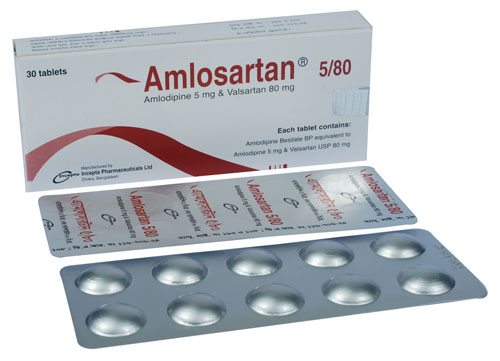 Picture of Amlosartan 5/80 Tablet