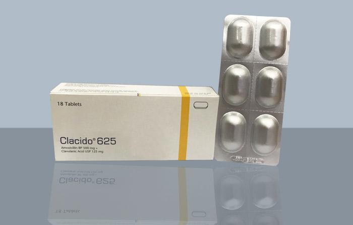 Picture of Tablet Clacido 500mg+125mg