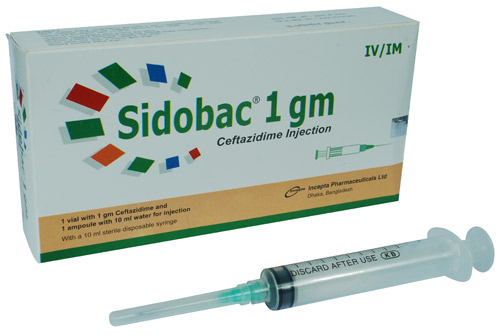 Picture of Injection Sidobac 1gm