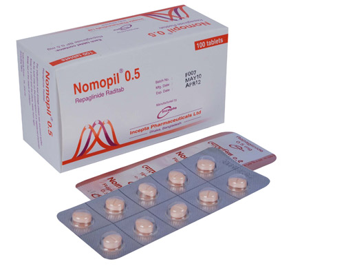 Picture of Nomopil 0.5 Tablet