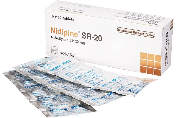 Picture of Tablet Nidipine SR 20 mg