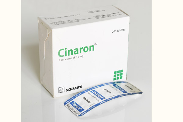 Picture of Tablet Cinaron 15mg