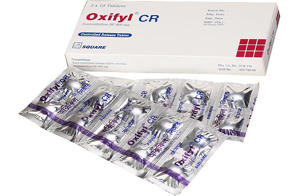 Picture of Tablet Oxifyl CR 400 mg