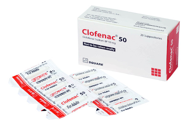 Picture of Clofenac® 50 Suppository
