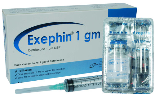 Picture of Exephin 1gm IV Injection