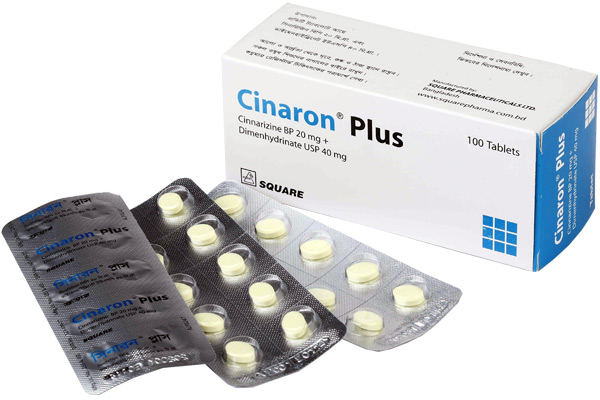 Picture of Tablet Cinaron Plus 20 mg+40mg