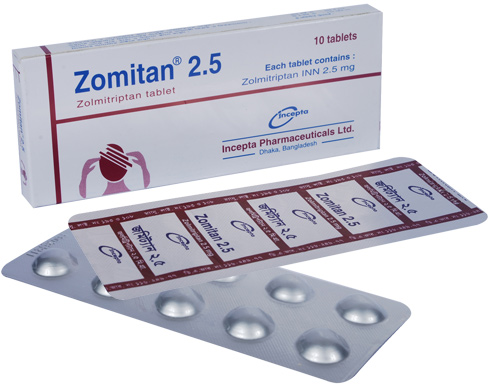 Picture of Zomitan 2.5 Tablet