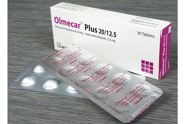 Picture of Tablet Olmecar Plus 20 mg+12.5mg